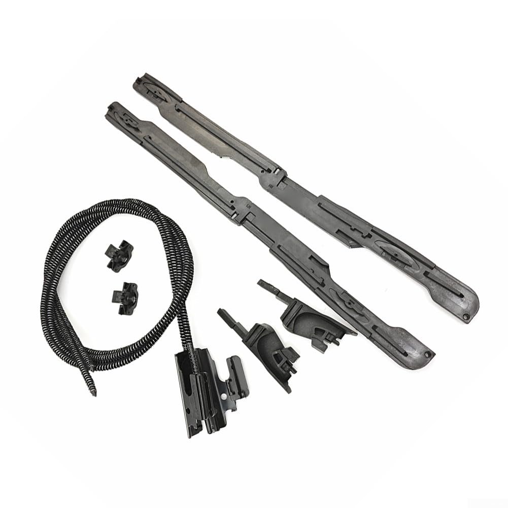 Kit de câble de réparation de toit ouvrant, compatible avec Mini compatible avec Cooper F54 F55 F56 F60 F65 F66, OEM 54107379624, pièces de fixation de toit ouvrant en métal ABS noir