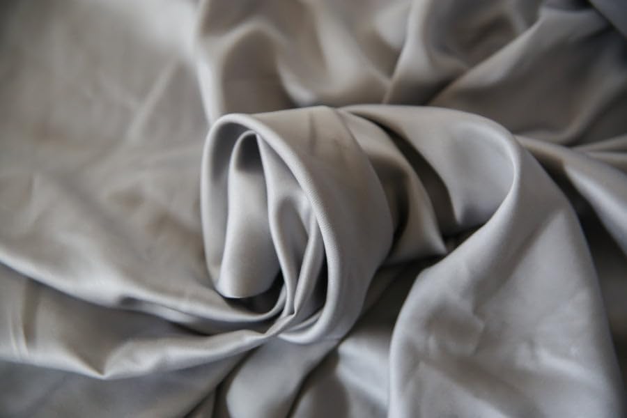 Miniatura 2 de Pillowtex Funda de edredón de bambú con infusión de cobre, color gris, tamaño matrimonialqueen