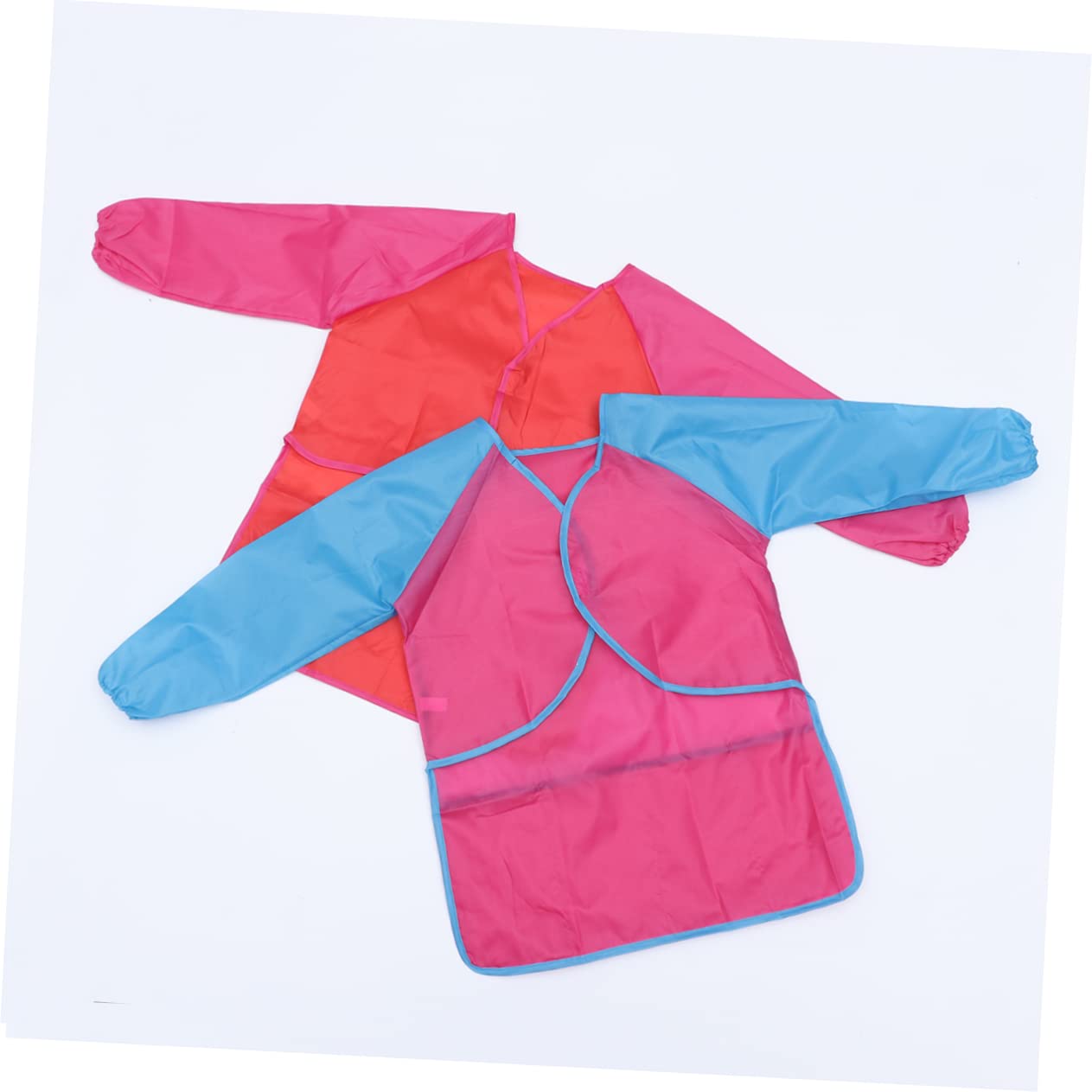 Alipis 6pezzi Grembiuli Impermeabili Per Maniche Lunghe Per Attività e Rosa-blu e Protezione Per e Facile