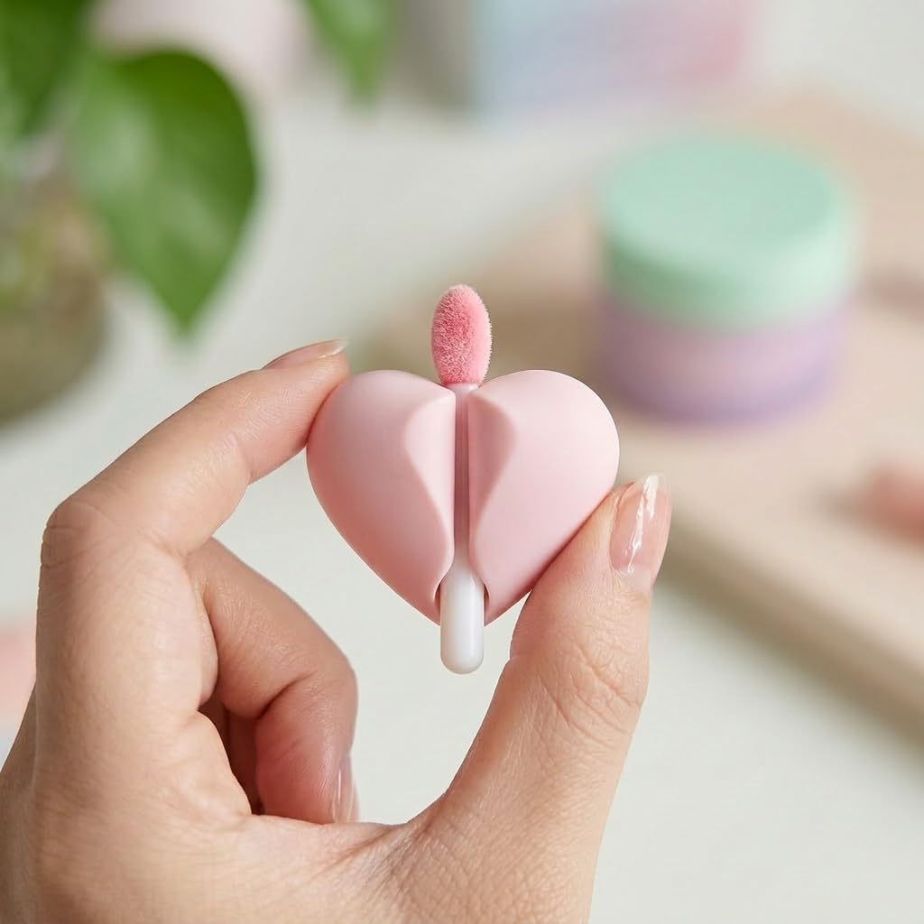 Support de pinceau à lèvres, baume à lèvres compatible avec masque de sommeil LANEIGE - Housse de protection en silicone pour pinceaux à lèvres (rose, bleu et vert)