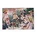 Picture Puzzle 1000Pcs,Almuerzo De Pierre-Auguste Renoir En El Rompecabezas De La Fiesta En Bote, Divertidos Rompecabezas Personalizados para Regalo De Bricolaje