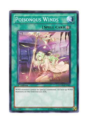 Amazon.co.jp: 遊戯王 英語版 PHSW-EN062 Poisonous Winds 猛毒