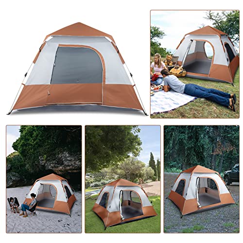 Carpa instantánea para camping 4 personas resistente al clima miniatura 7