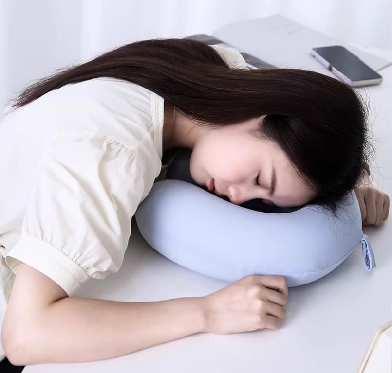 Almohada de espuma viscoelástica para cuello ajustable miniatura 7