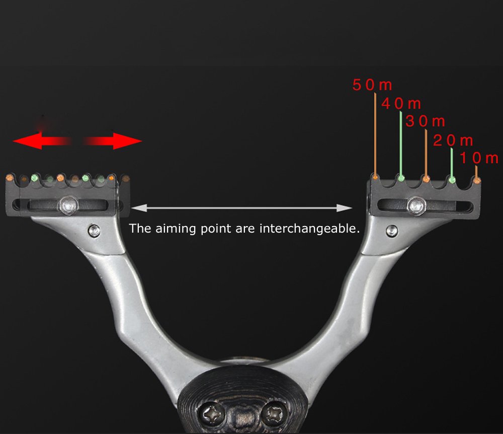Tire Boulettes Catapulte De Chasse Professionnelle Avec Viseur Laser Hautement Performante