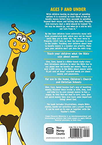 Give, Save, Spend: Learn about God\'s way of handling money for ages 7 and under