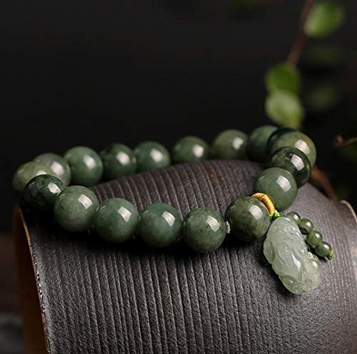 Feng Shui Jade Pi Xiu Bracelet 7A Fei-Cui Jade Bangle Green Chakra Gem Natural Crystal Bracelet Spiritual Healing Wealth Bracelet Pi Yao Lucky Charm Talisman for Money Good Luck Warding-off the Evil Feng Shui Jade Pi Xiu Bracelet 7A Fei-Cui Jade Bangle Green Chakra Gem Natural Crystal Bracelet Spiritual Healing Wealth Bracelet Pi Yao Lucky Charm Talisman for Money Good Luck Warding-off the Evil