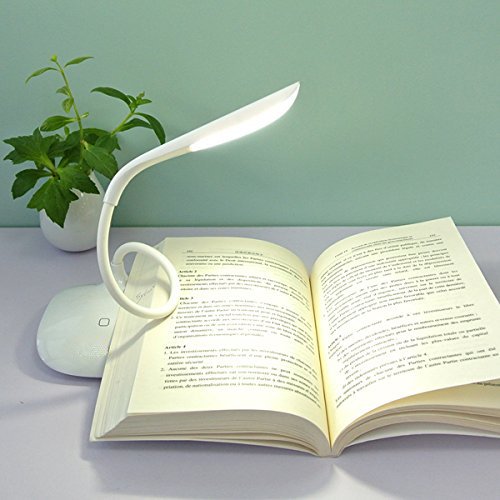 LEDniceker Minimalism Cordless Eye Protection LED Reading Light/Desk Lamp, With USB Charge Cable