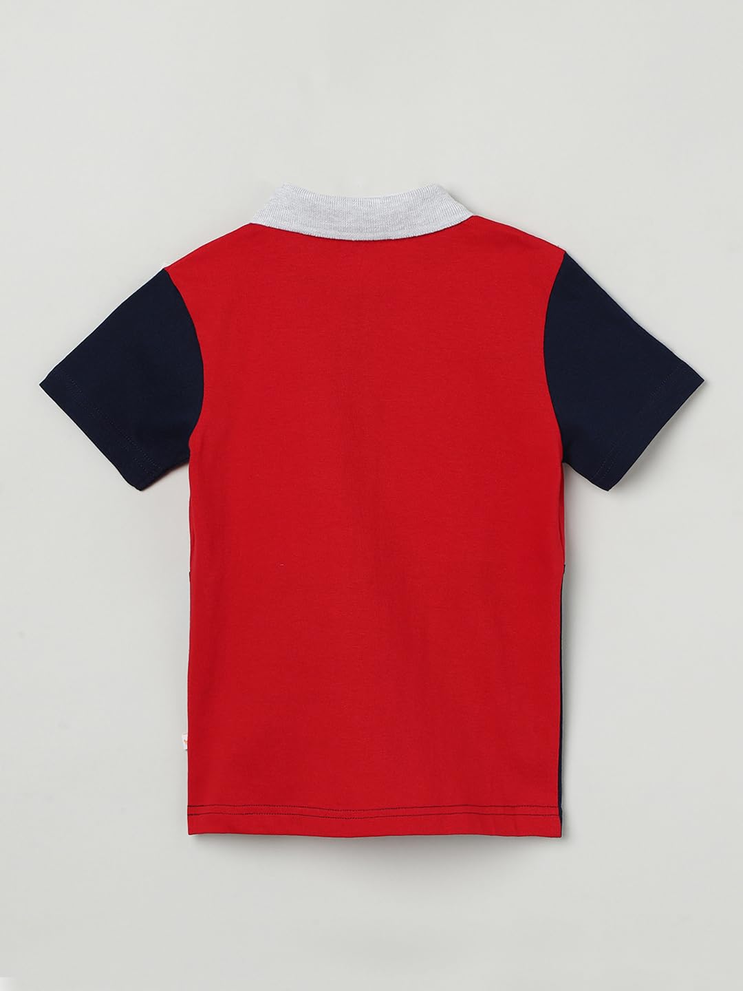 Milou Baby Boy's Regular Fit Polo Shirt (BBASICPOLO006_Red & Navy - Image 5 thumbnail