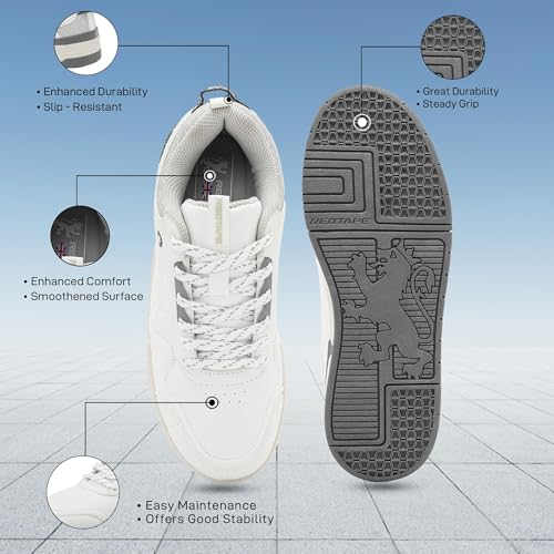 Image of Red Tape Lifestyle Sneaker Shoes for Women | Classic Rounded Toe & Pampering Cushioned Comfort