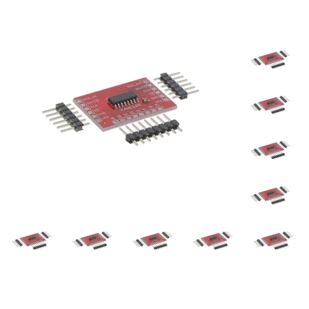 10 Set SN74HC165 Schaltausbrecher-Modul 10er-set (Mehrfarbig)