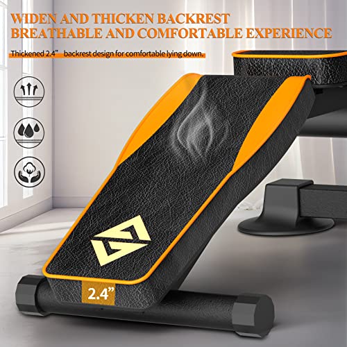 Z Zhichi Adjustable Weight Bench Multi-Function Workout Bench For Home Gym,Foldable Incline Decline Benches For Full Body Workout 660Lbs #TOP4