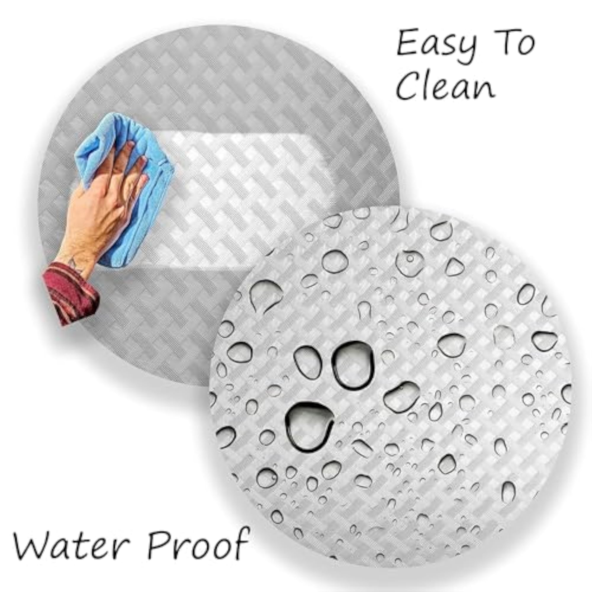 Check Texture Food Grade EVA Multipurpose Shelf Liners, Roll