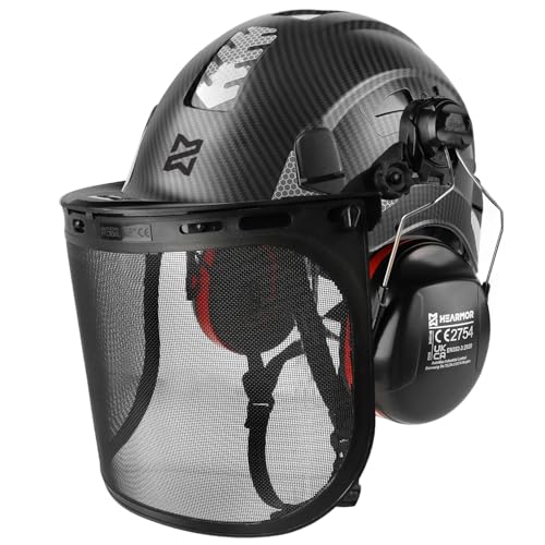 HEARMOR Mervex Forest Air - ABS-Schutzhelm für Hocharbeitsplätze im Waldbereich...