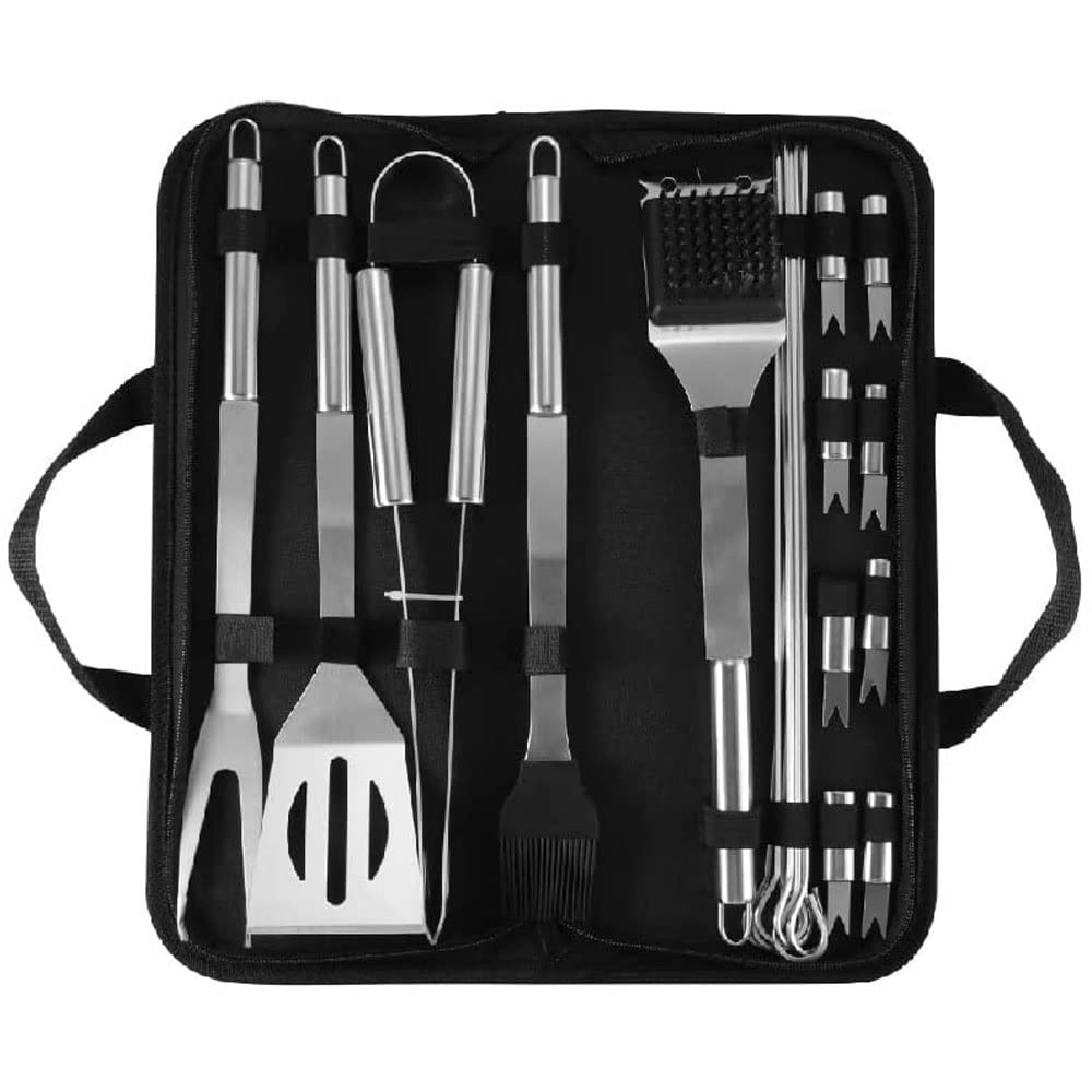 2. 0pcs. Campeggio BBQ. Kit for accessori for barbecue in acciaio inossidabile BBQ. Strumenti for regali di compleanno di Natale - Utensili Grill Set Ideal Gritting Regali for uomini DAD DONN
