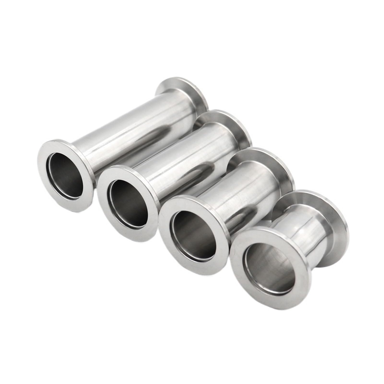 Brida de carrete de montaje de tubería recta de vacío de acero inoxidable 304(KF40,200mm)
