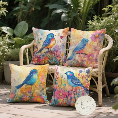 Coussin extérieur imperméable 45x45 résistant pour canapé de balcon et terrasse - 3