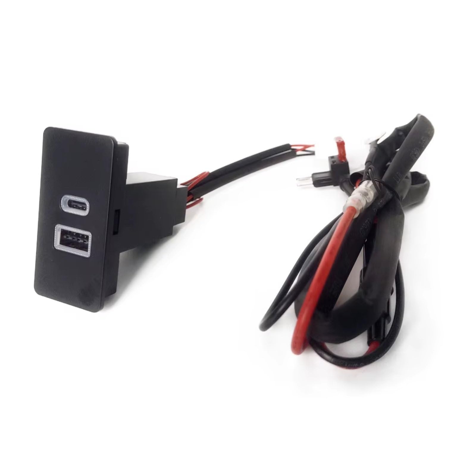 interfaccia USB AUX auto Console Centrale Porta USB Compatibile Con Per Golf Per Passat Per Jetta Car Dual Caricabatterie 12V 24V Adattatore Telefonico PD Tipo C