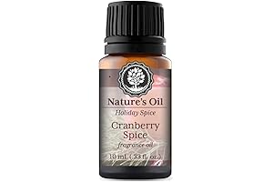 Cranberry Spice Fragrance Oil: Enchanting Festive Aroma