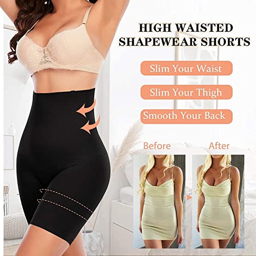 Image of Women Tummy Control Shapewear High Waist Trainer Thigh Slimmer