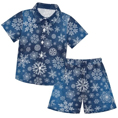 Image of visesunny Boy Floral Short Sleeve Button Down Shirt & Casual Shorts Set Summer Outfits 3-10 Years Clothes