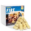 GodMax 150 pcs Fire Starter, Natural Fire Starters for Grill Campfires Charcoal Wood Stove Grill Pizza Oven Indoor Fireplace Outdoor Fire Pit