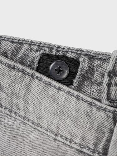 Name it kids Mädchen Nkfrose Wide Jeans 5529-Be Noos, Light Grey Denim, 140 EU
