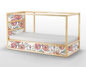 Coloray Conjunto de Pegatinas Pegatina Set Cama Kura Para Niños con Pasos - Flores de campo