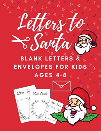 Letters to Santa: Blank Letters and Envelopes For Kids | Special Gift for Christmas (Cards and Envelopes Coloring Book) image 2