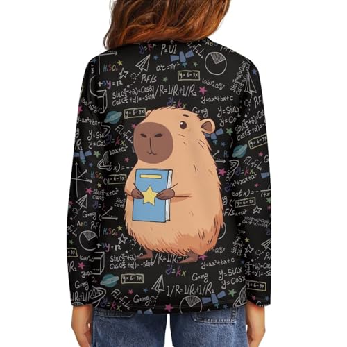 Image of Kids Long Sleeve Shirts for Girls 3-16 Year Old Cute Clothes for Teen Girls Casual Workout Tops