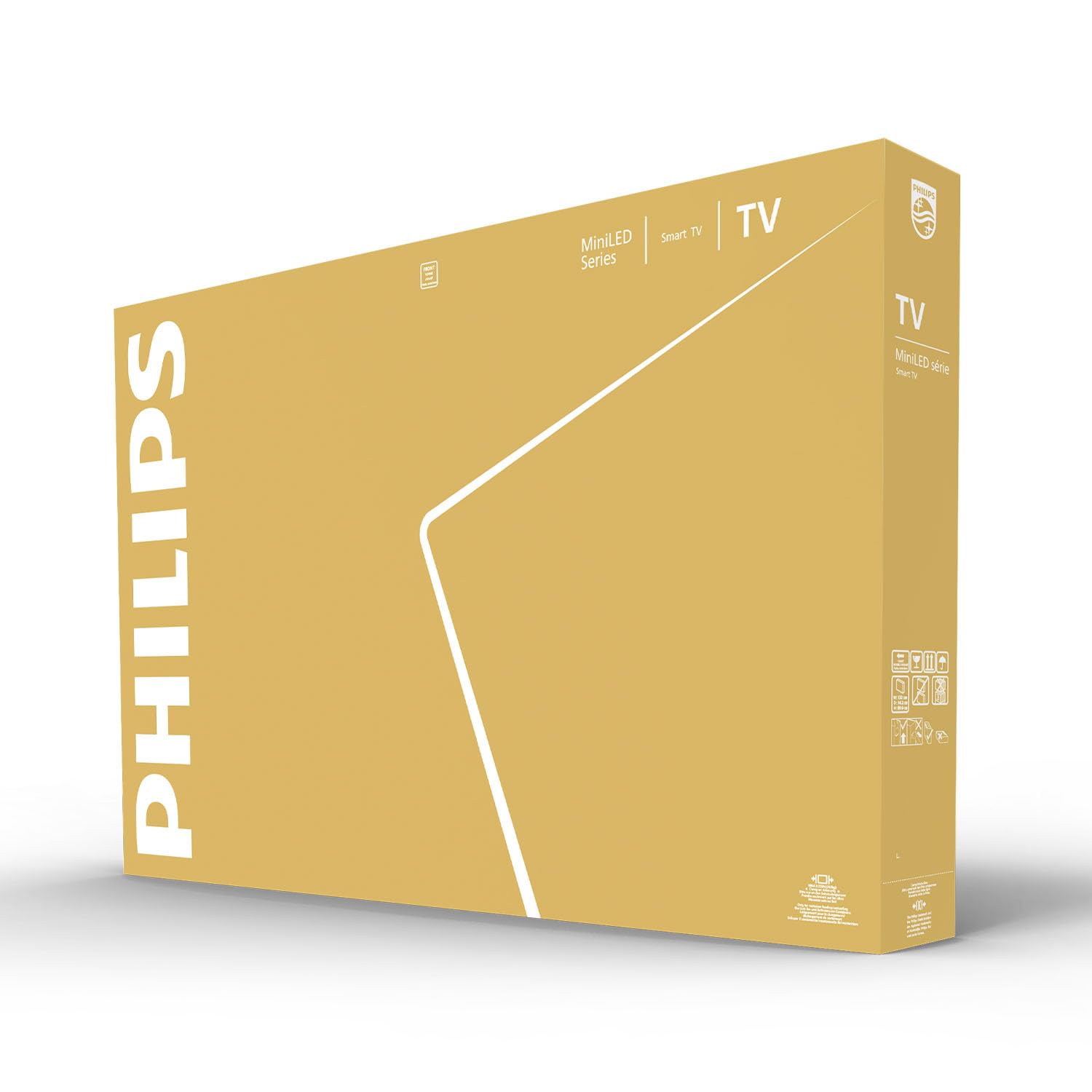 PHILIPS 55MLED810 Mini LED 4K Smart TV - 55 Zoll Display Mit P5 Perfect Picture Engine Ultra HD, Titan OS, Dolby Vision Und Dolby Atmos Sound