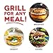 Dash Mini Maker Grill - Compact & Indoor Electric Grill - Efficient & User-Friendly Device with PTFE nonstick surface - Quick Heat-Up System - Easy-to-Clean & Store - Red