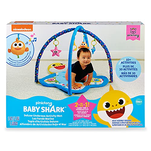Wowwee Baby Shark Deluxe Undersea Baby Activity Mat – Infant Play Mat For Toddlers Includes 10+ Activities And Sounds – Multi-Sensory #TOP5