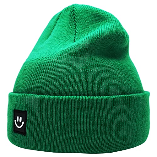 Image of 55cube Knit Beanie Hat Cuffed Plain Skull Cap for Men Women