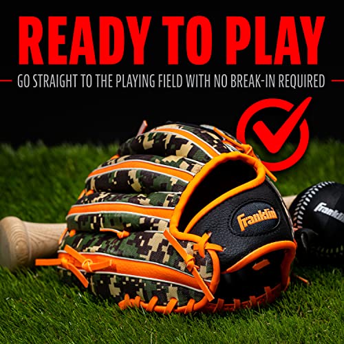 Image of Franklin Sports Kids Baseball Gloves - RTP Youth Teeball Glove + Ball Set - Boys + Girls Teeball Mitt Set - Kids + Toddlers - 9.5 inch