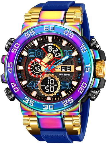 Montre de sport homme étanche pour lecture nocturne facile
