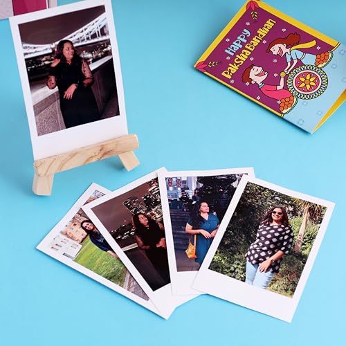 Image of Oye Happy Cute Rakhi Hamper for Her | Raksha Bandhan Gift Set for Sister, Behen, Didi | Includes Sash, Evil Eye Wall Hanging, Photo Easel & Greeting Card | Multi-Color