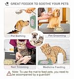 Zonopy Leckmatte für Hunde und Katzen, mit Saugnäpfen, quadratisch, für langsame Fütterung, für Angstlinderung und Langeweile, Hundespielzeug, um sie zu beschäftigen, Haustierpflege, Training