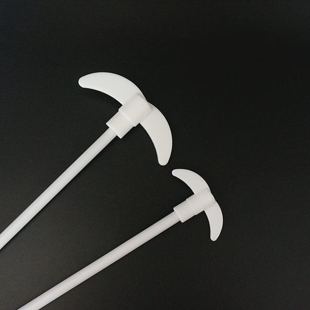 Agitatori per macchine di dispersione, Asta di agitazione e paletta in PTFE sopraelevate, lunghezza 250-700 mm, larghezza 40-160 mm, for laboratorio(450mm100mm)