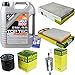 Produktbild QR-PARTS 69386316 Filter Set Inspektionspaket 5 Liter Liqui Moly Motoröl Top Tec 4200 5W-30 MANN-FILTER Innenraumfilter Kraftstofffilter Luftfilter Ölfilter