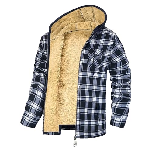 Veste d'hiver chaude avec fermeture éclair et poches en coton