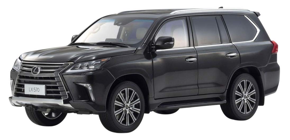 Lexus LX570 Starlight Black Metallic 1/18 Diecast Model Car by Kyosho 08955 SBK