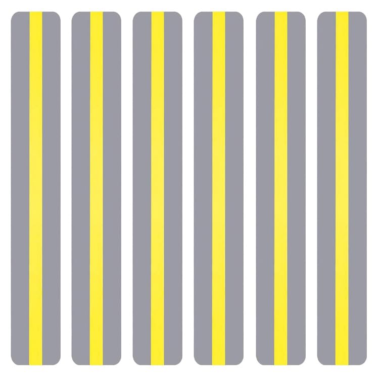12 Pieces Yellow Guided Reading Strips Overlay Hightlight Bookmarks Help with Dyslexia for Children and Teaching Supply