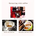 QJRGUY with Grinder Single Small Shop Semi-Automatic Espresso Machine (Color : Black) (Red) - Image 4