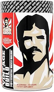 VINTAGE BUILD Post Workout BCAA, Creatine, L-Glutamine - The Essential 3-in-1 Muscle Building
