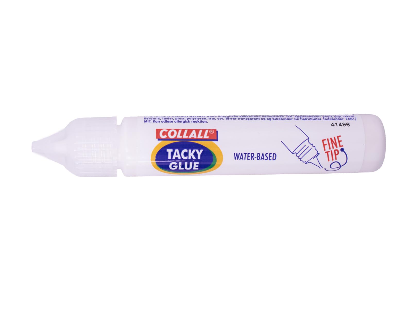 Collall Transparent Tacky Glue Pen 25Ml - Fine Tip - Great For Arts, Crafts & Diy - Pva Based, Flexible & Strong Bond - Adults & Kids Use - For Paper, Cardboard, Wood, Ceramics & More