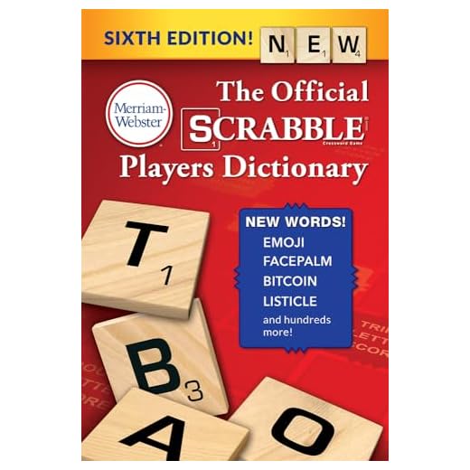 The Official Scrabble Players Dictionary, Sixth Ed. (Trade Paperback) 2018 Copyright