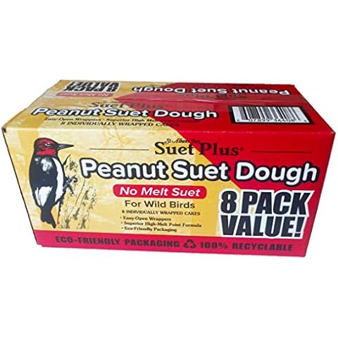Suet Plus Peanut No Melt Suet Cake 8 Pack 12 oz Each Cover