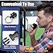 CB Mic Holder, Retractable Microphone Hanger Keeper CB Radio Accessory, Heavy-Duty Mic Tether 32