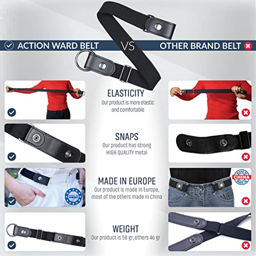 No Buckle Stretch Belt for Women - No Bulge, No Hassle, Comfortable & Adjustable Elastic Belt for Women XS to XXL2